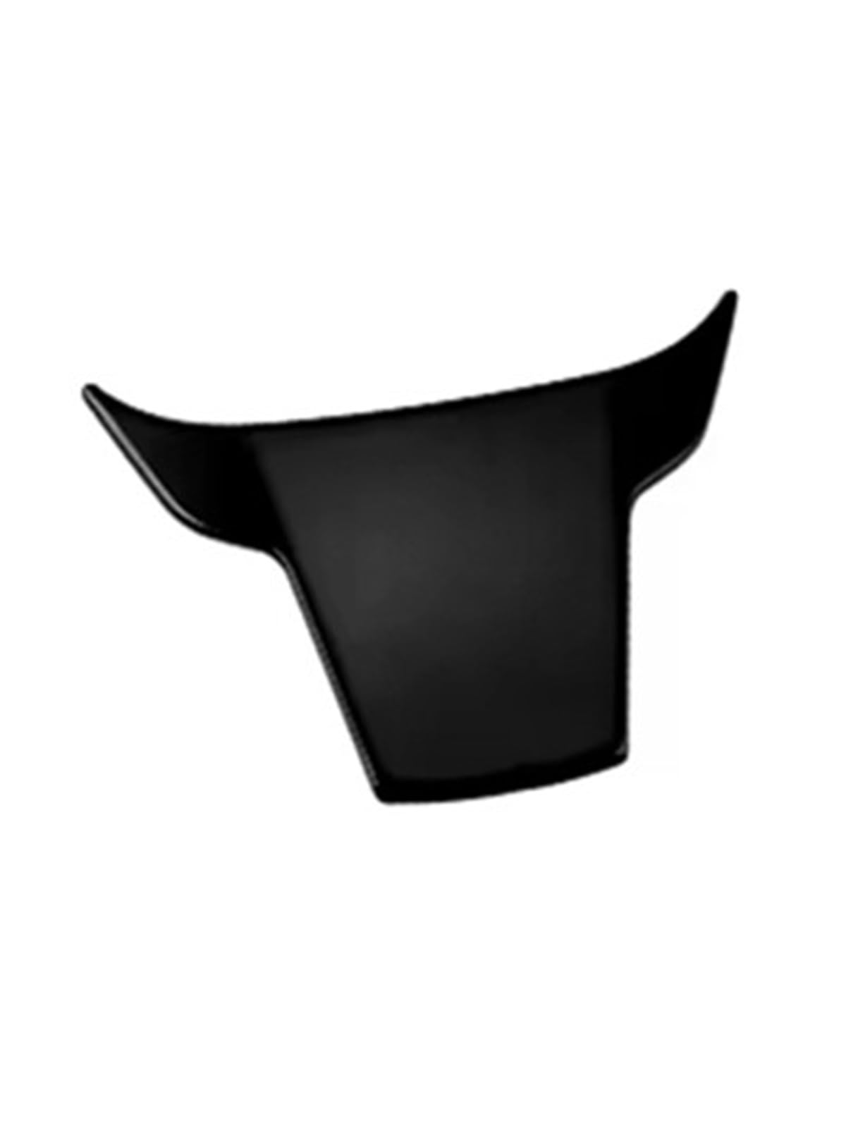 Button Trim Compatible with Civic 10th Sedan Hatchback Si 2016 2017 2018 2019 2020 2021 Car Steering Wheel Decorative Sticker(Piano Black)