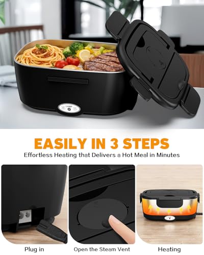 Electric Lunch Box Food Warmer SET DROPS TO (MORE OPTIONS AVAILABLE) - image 3