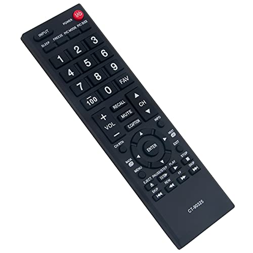 Ct-90325 Ct90325 Replace Remote Control Fit For Toshiba Tv 19Av600 19Av600U 19Av600Uz 37E20U 39L1350U 39L22U 40L5200 40L5200U 50L2400 55S41U 65Ht2U #TOP1