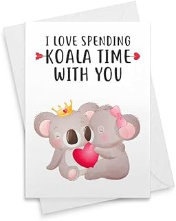 Cute Koala Pun Card - Romantic Card, Cute Love Card, Funny Valentines Day, Love Greeting, Funny Love Card, Mother's Day, Valentine's Day, Christmas, Father's Day, Anniversary Day [00447]