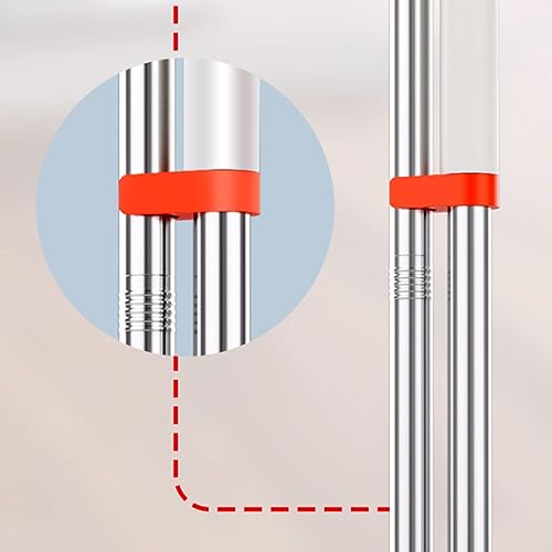 SMDLG Komfortabel Weißes Besen- und Kehrschaufel-Set, stehendes Reinigungsmittel, Kehrbesen mit Kehrschaufel, Kombi-Set Praktisch – Bild 8