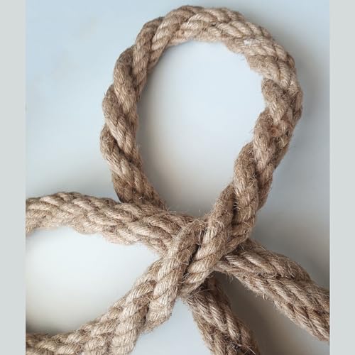 Barrière en corde de chanvre avec cloison de sécurité robuste