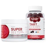 HumanN SuperBeets Black Cherry Powder & Tart Cherry Gummies