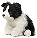 Produktbild Uni-Toys - Border Collie schwarz-weiß, sitzend (ohne Leine) - 26 cm (Höhe) - Plüsch-Hund - Plüschtier, Kuscheltier