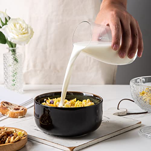 Leratio Ceramic Dinnerware Sets,12-Piece Plates And Bowls,Handmade Reactive Glaze Dishes Set,Chip Resistant And Scratch Resistant | Oven Dishwasher & Microwave Safe,Service For 4-Green #TOP2