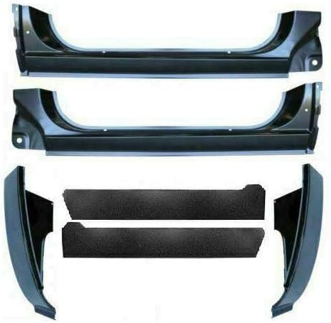 Inner & Factory Style Rocker Panels & Cab Corners Kit compatible with 1973-1987 Chevy C/K Pickup 2 Door Standard Cab