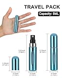 FitDA Atomizador Perfume Recargable 5ML, 5 PCS Mini Botella...