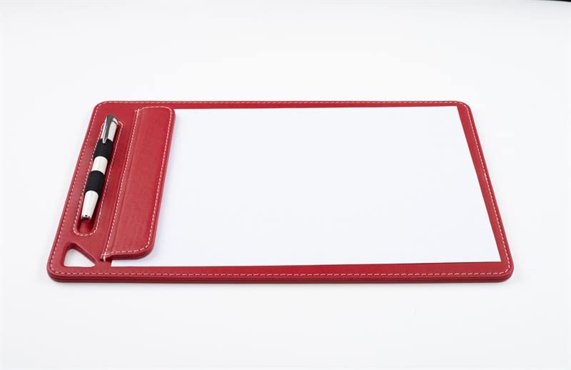 2K Kapaksız Sekreterlik Mıknatıslı Sanatsal Çizim A4 Rainbow Art Clip Board Vegan 23,5x35,5 cm. KIRMIZI
