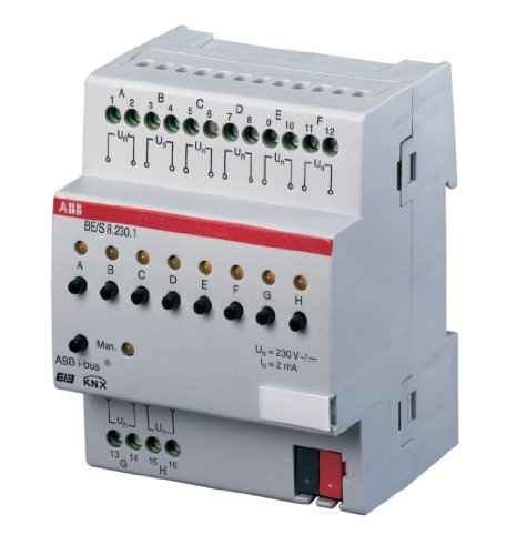ABB BE/S8.230.1 EIB/KNX Binäreingang, 8-fach, 230V, REG