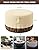 Vailge Fire Pit Cover Round,100% Waterproof Round Patio Fire Bowl Cover,Outdoor Heavy Duty Gas Firepit Table Covers with Air Vent and Handle