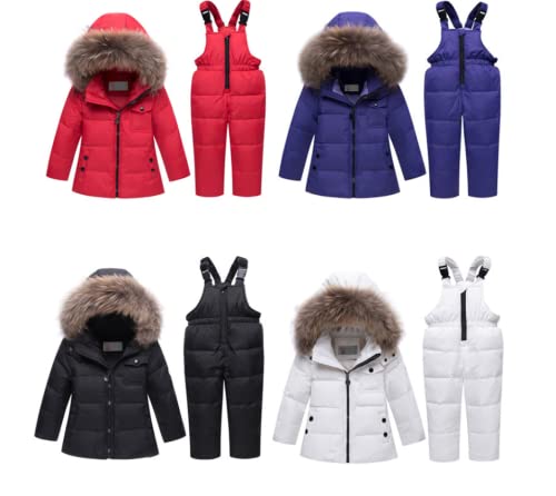 Skipakken voor jongens en meisjes Winterpakken voor peuters Donsjassen met capuchon voor kinderen Jassen en skibroeken - Image 8