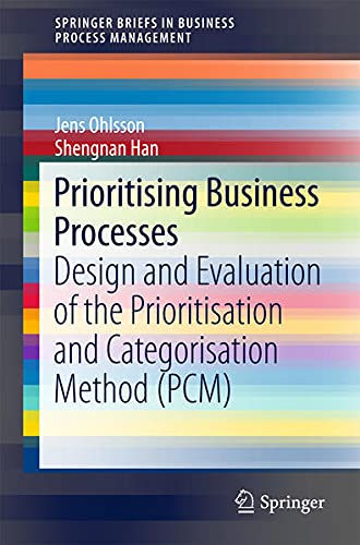 Buy Prioritising Business Processes — BookShops.in