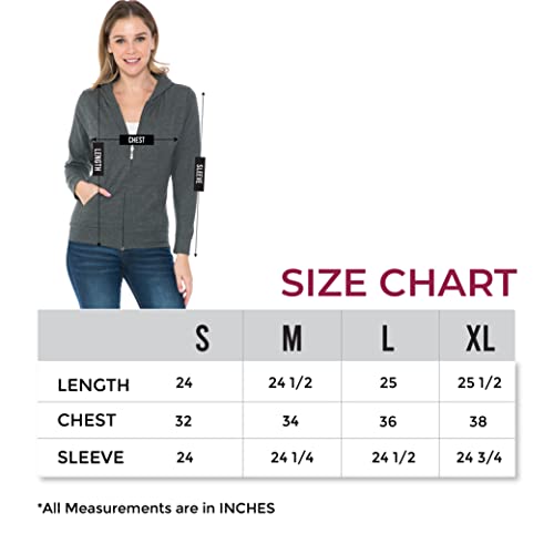 Ah Joeah Women's Hoodie Jacket - Full Zip Up Slim Fit Hooded Top Lightweight Stretch Active Yoga Workout Sweatshirt Pullover Sj4001 Black S #TOP5