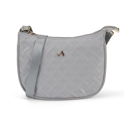 Image of Metro Women Casual Fabric Soft Body Zipper closure Quilted Sling Bag