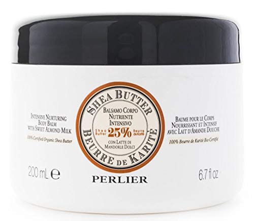 Perlier Shea Butter with Sweet Almond Milk Body Balm 6.7 Oz