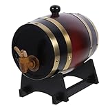 Fûts pour décoration de fête : ce tonneau à vin pratique avec support est un excellent cadeau pour les connaisseurs et les amateurs de vin, ils l'aimeront beaucoup, décoration vintage