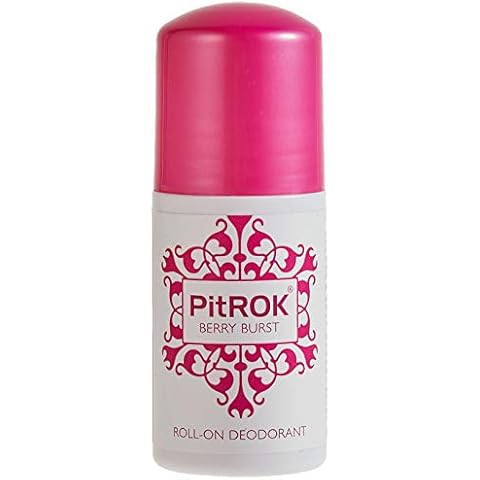 PitROK Berry Burst Roll-On Deodorant, 1x 50ml Roll On, Vegan, Cruelty Free, Sensitive Skin Deodorant, with Aloe Vera and Grapefruit Seed Extract Cover