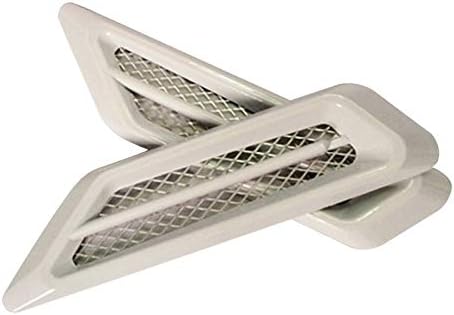 Z L F J P サイドメッシュカバーシャークえらオートステッカーフードボンネット車falseのエアアウトレットデコレーションステッカーユニバーサル2個 Color 白 Size フリー Opr Plateaustate Gov Ng