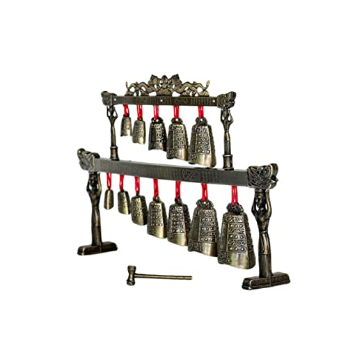 ERINGOGO 7 Instrumentos Antigos Carrilhão De Sino China Esculturas De Feng Shui Estátuas Chinesas Pe