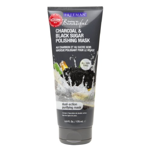 Freeman Feeling Beautiful Polishing Mask, Charcoal & Black Sugar 6 fl oz Pack of (3) - //coolthings.us