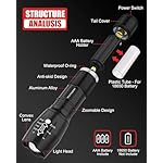 Victoper LED Flashlight 2 Pack, Bright 3500 Lumens Tactical Torch High Lumens with 5 Modes, Waterproof Zoomable Flash Light for Outdoor, Gifts for Camping Essentials Gear - Image 2