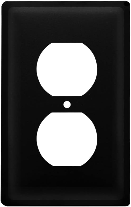 Village Wrought Iron Plain Outlet Cover