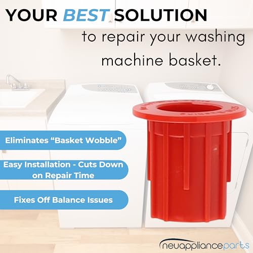 Washing-Machine-Basket-Bushing-52719-by-Neu-Appliance-Parts-Upgraded-Nylon-66-Part-Fixes-Repairs-Off-Balance-Tub-Wobble-Fits-Whirlpool-Maytag-Kenmore-Models