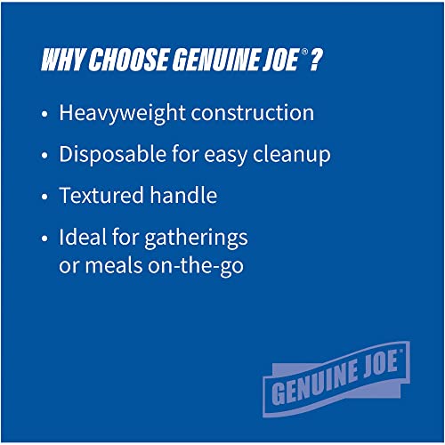 Genuine Joe Heavy Weight Plastic Knife, Black, 1000 Count by Genuine Joe - Image 7