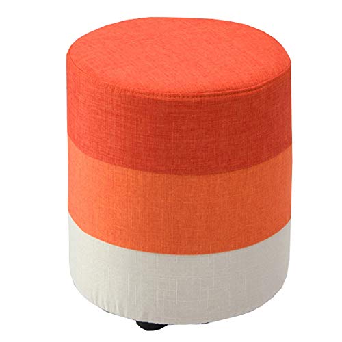 Banc à chaussures orange pour optimiser l'accueil de votre entrée - 2