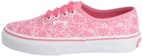 Image of Vans Authentic Hello Kitty Hot Pink /True White Canvas Trainer Voknl8T 12 UK Junior