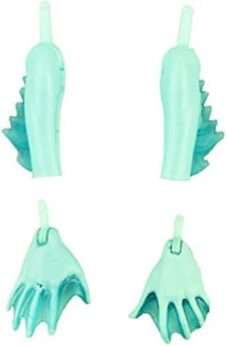 Brazos y manos de repuesto verde azulado para Monster High Doll Manster 2 Pack Gil Webber y Deuce Gorgon - CBX42
