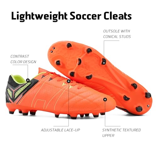 Image of DREAM PAIRS Men's Cleats Football Soccer Shoes