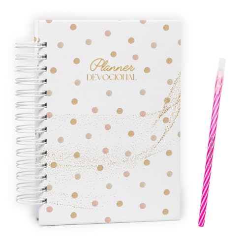 Caderno Devocional Evangélico/Planner De Estudos Bolinhas