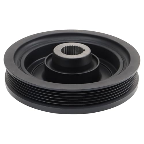 TRQ Engine Crankshaft Vibration Damper Compatible with 01-05 Honda Civic