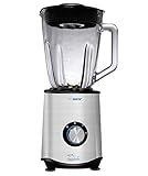 Sytech batidora de Vaso de Cristal, Cuchillas Tit. 1300w, 1.5l, INOX