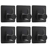 ❤【Material&Größe】 - Aus Edelstahl, wasserdicht und rostfrei, die Metallstruktur ist robust und langlebig und die 3M-Klebestreifen verfügt über die beste Haftung und schützt vor Wasser; Maximale Tragbarkeit: 8kg，Größe: 4.5x4.5x3cm.