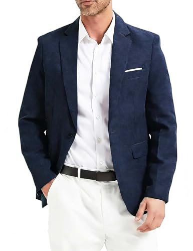 i · FineLong Mens Suit Jacket Tuxedo Jackets Suits Blazer Jacket for Men Dinner Suit Blazer Prom Wedding Dress Coat Blue
