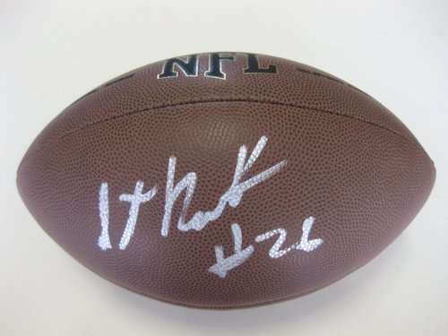 Stanford Routt Signed Football COA Proof Photo Autographed Kansas City Chiefs Kc Chiefs Oakland Raiders Houston