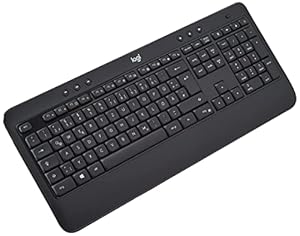 Logitech MK540 Advanced Kabellose Tastatur und Maus Combo für Windows, 2,  GHz Unifying USB-Empfänger, Sondertasten, 3 Jahre Batterielaufzeit, Für PC, Laptop, QWERTZ-Layout - Schwarz