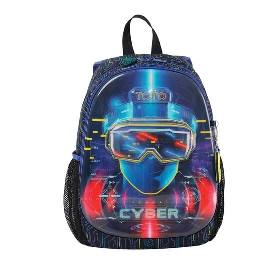 Mochila Totto Mettaverse infantil mediana