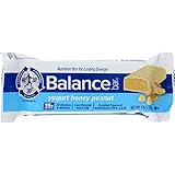 Balance Bar Yogurt Honey Peanut, Six per Box, Pack of 2 Boxes, Total of 12 bars