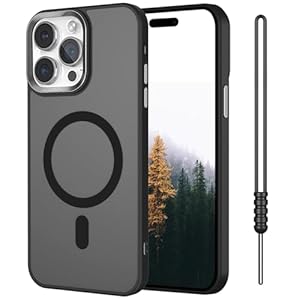 Compatible with 14 Pro Max Cases,Phone Cases 14 Pro Max,Black, Black(Bulit in MagSafe)