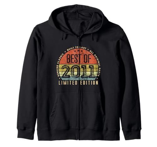 Vintage 2011 Limited Edition Retro Best of 2011 Hommes Femmes Sweat à Capuche