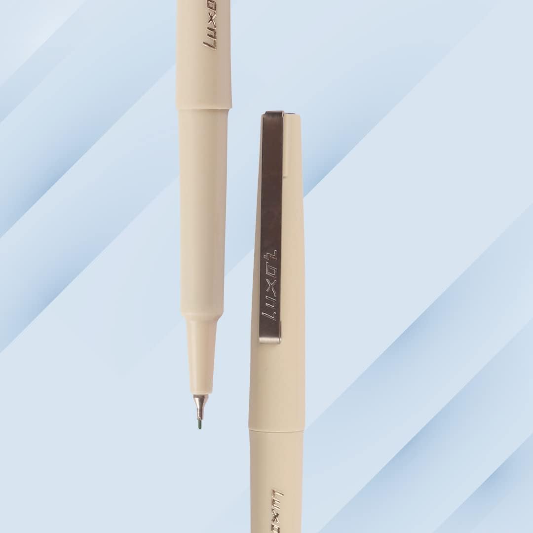 Luxor Graphic Micro Pen Assorted Bopp Pouch (pack of 10 pen)