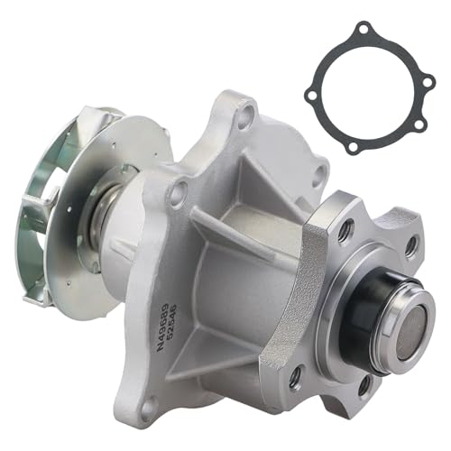 Water Pump 41122 AW5097 for 2002-2012 Chevrolet Trailblazer Colorado GMC Envoy Canyon, Fits Buick Rainier Hummer H3 Saab 9-7X with 4.2L 3.5L 3.7L Engine, Replaces 12620226 24576952