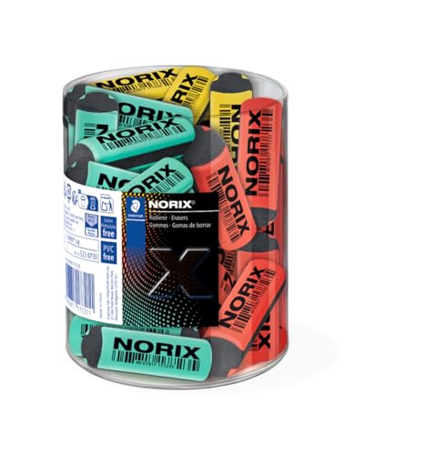 Gomme STAEDTLER NORIX sans résidu pour un effaçage propre lot de 30
