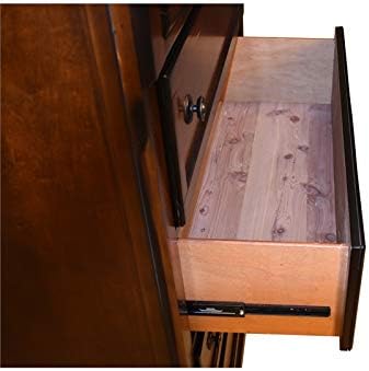 Miniatura 6 de Atlin Designs Cómoda de siete cajones hecha con madera en nogal oscuro