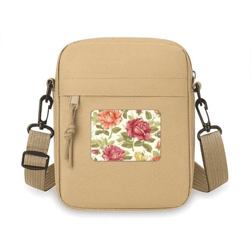 Sac à main pour téléphone idée cadeau femme motif fleur aquarelle