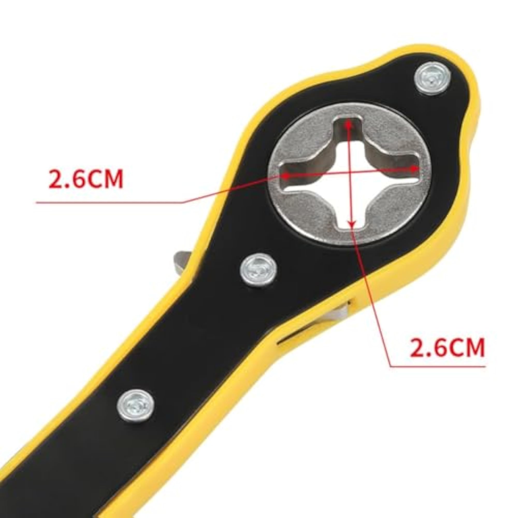Universal Car Scissor Jack with Labor Saving Ratchet