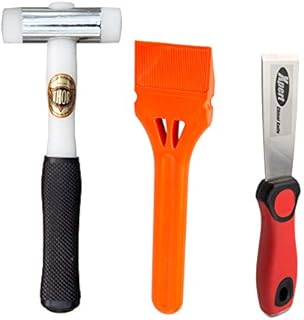 JCP Window Glazing Tool Kit Bundle with Thor 710 Nylon Hammer, JCP Glazing Paddle and Xpert Chisel (3 Items)